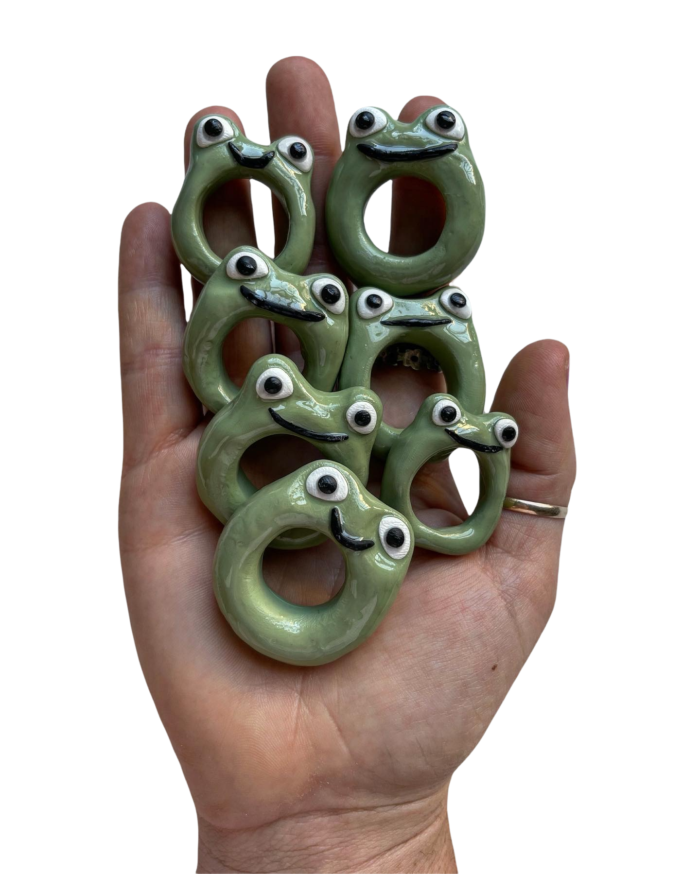 Emotional Support Frog Rings